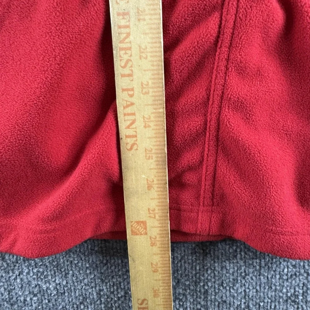 Oobe Chick-fil-A Jacket Mens XL Red Fleece Full Zip Team Style Workwear Uniform